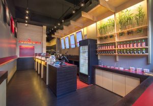 Interior of Sushi Fuku