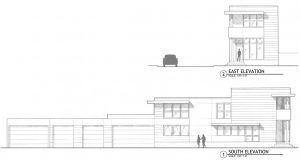 Town house exterior sketch
